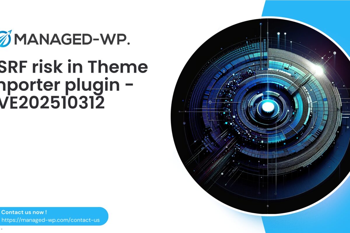 Critical CSRF Vulnerability in Theme Importer |…