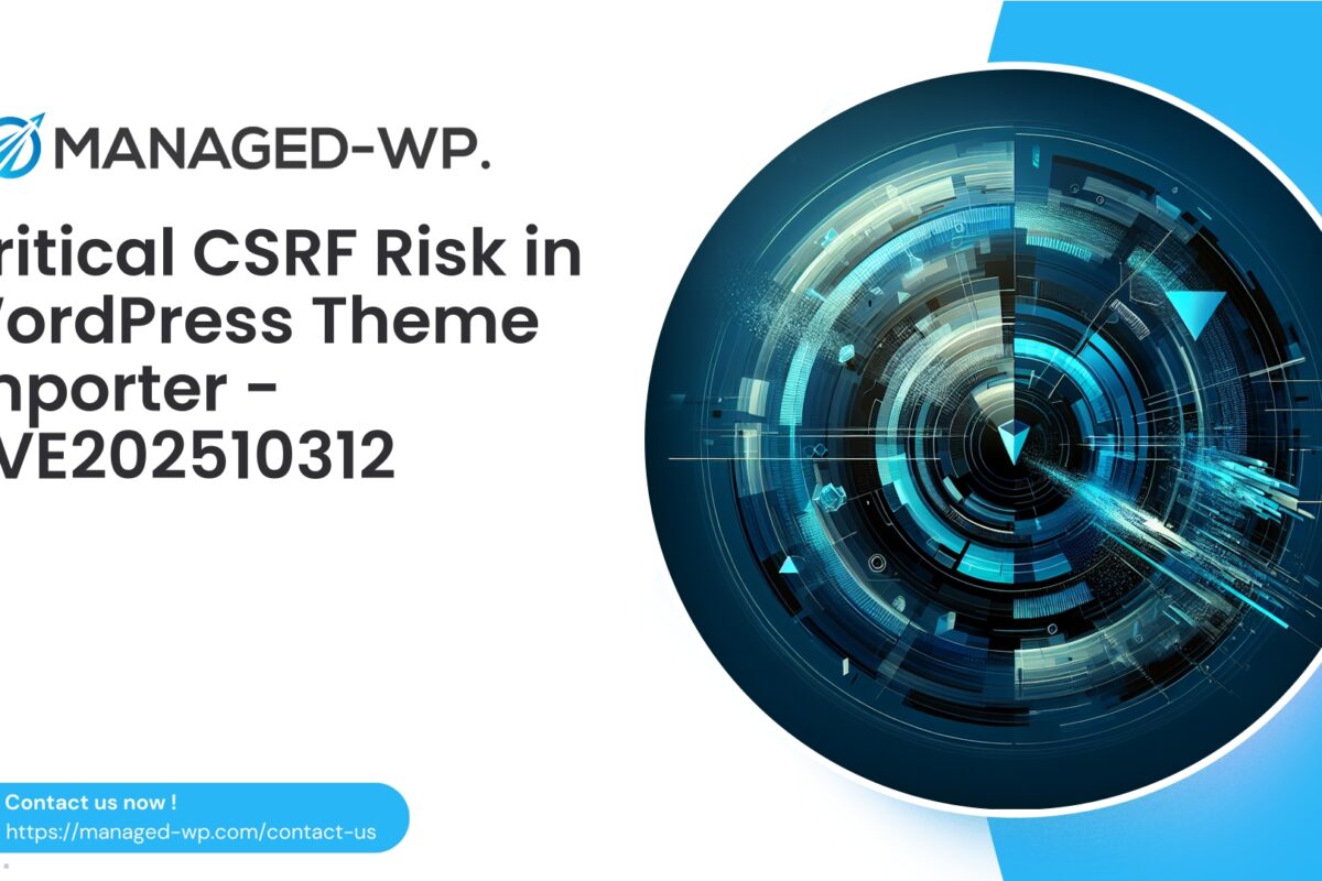 Critical Theme Importer Cross Site Request Forgery…