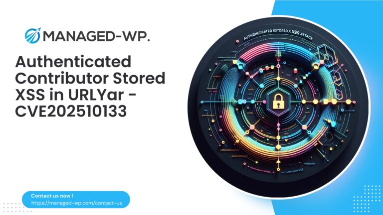 Authenticated Stored XSS in URLYar Plugin |...