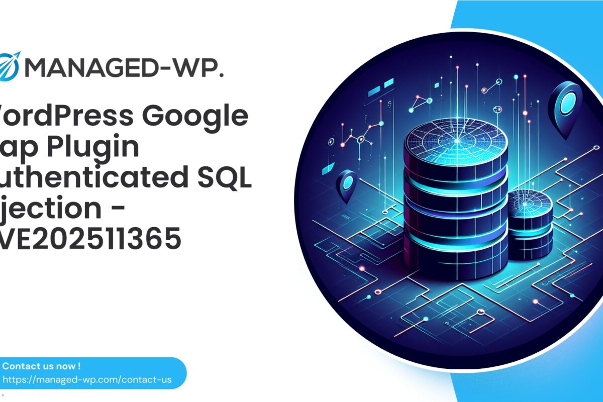 Authenticated SQL Injection in WordPress Google Map...