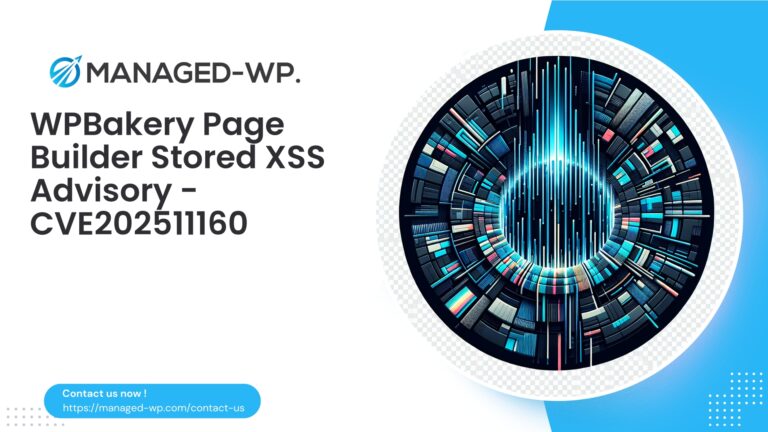 Urgent WPBakery Stored Cross Site Scripting Alert…