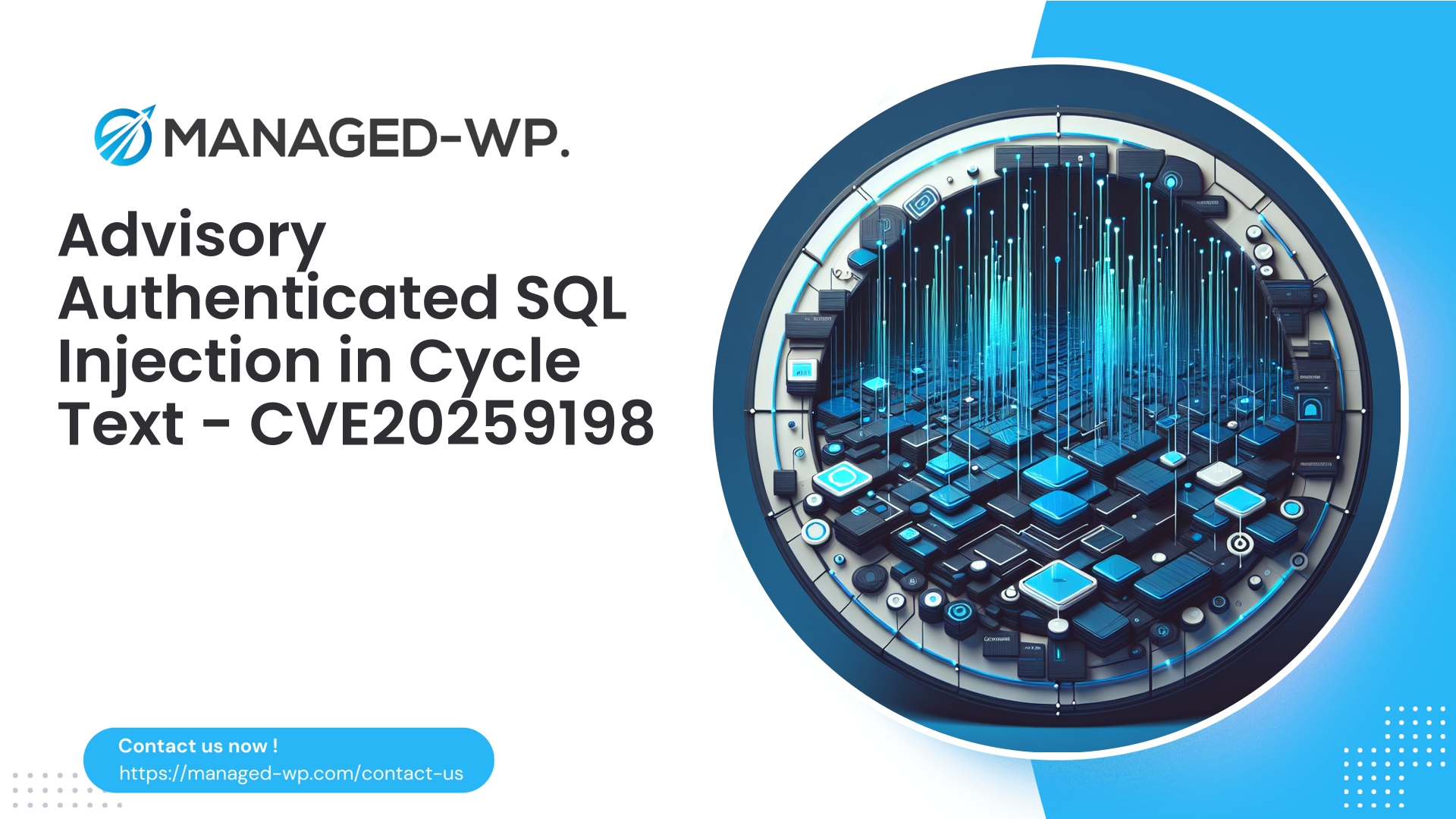 Authenticated Contributor SQL Injection in WordPress Plugin | CVE20259198 | 2025-10-03