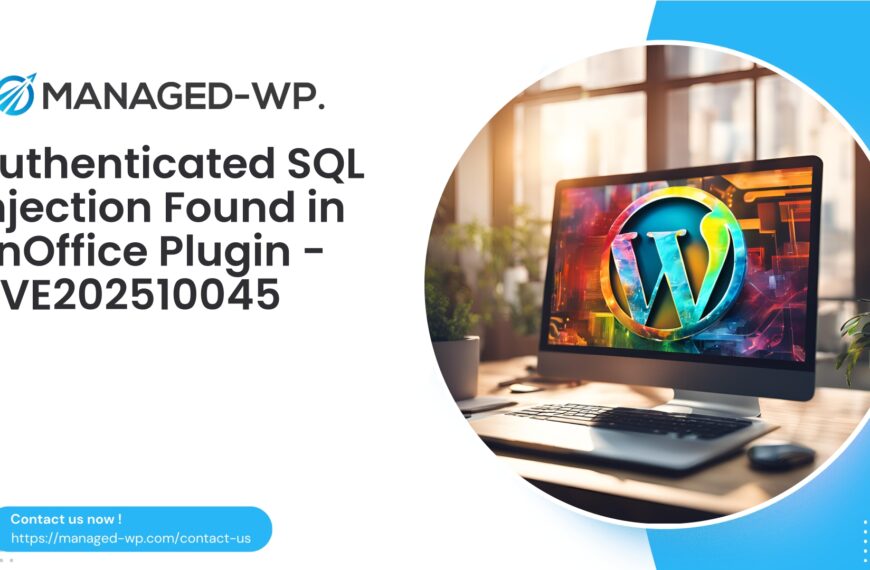Editor Level SQL Injection in onOffice Plugin | CVE202510045 | 2025-10-15
