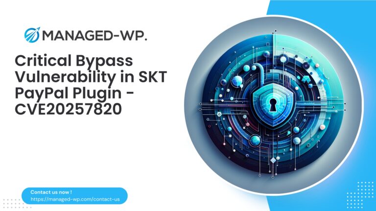 Security Advisory SKT PayPal WooCommerce Bypass |…