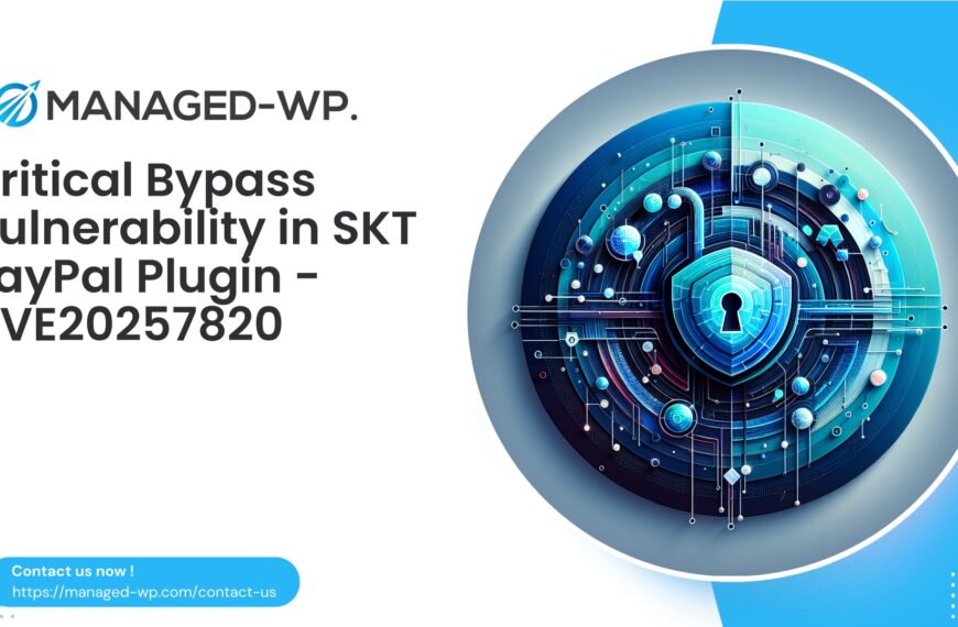 Security Advisory SKT PayPal WooCommerce Bypass | CVE20257820 | 2025-11-27