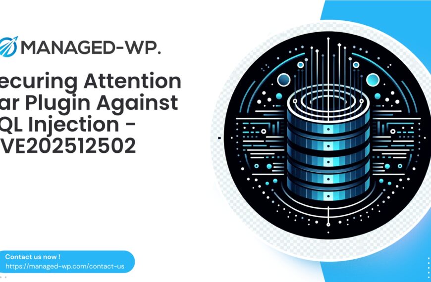 Attention Bar Plugin SQL Injection Advisory | CVE202512502 | 2025-11-25