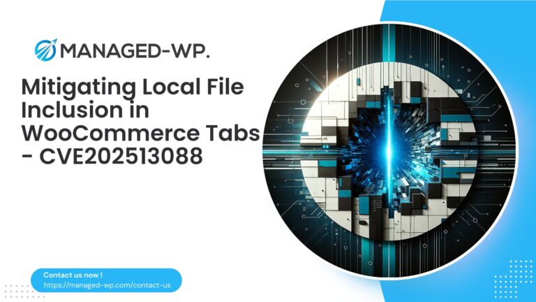 Critical Local File Inclusion in WooCommerce Tabs...