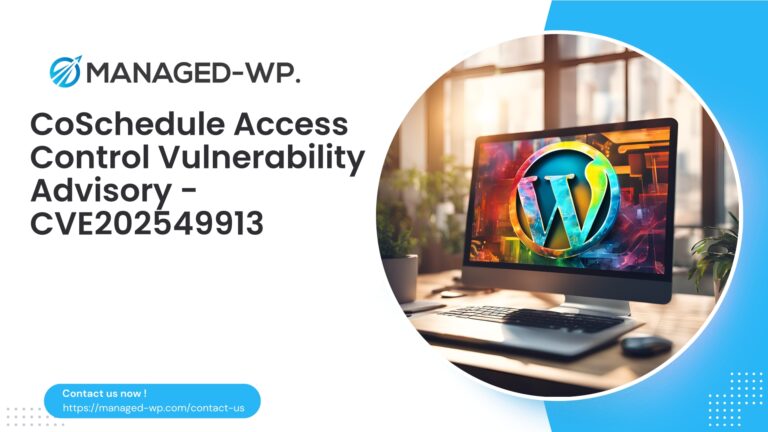CoSchedule Plugin Vulnerable to Access Control Bypass…