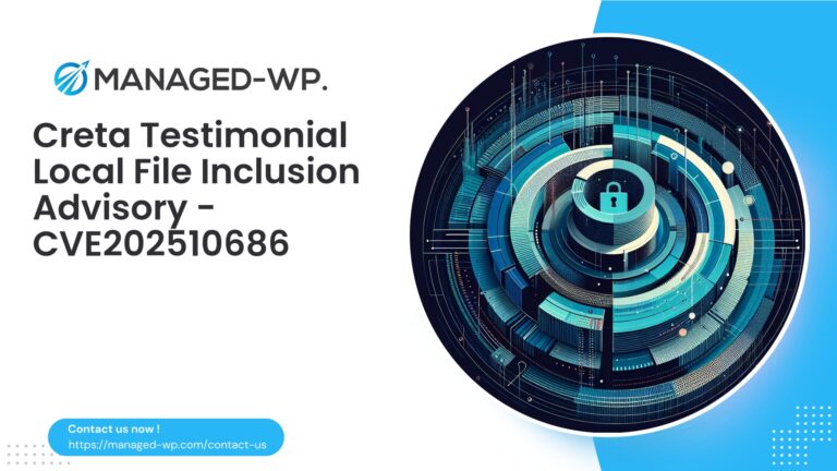 Critical Local File Inclusion in Creta Testimonial…