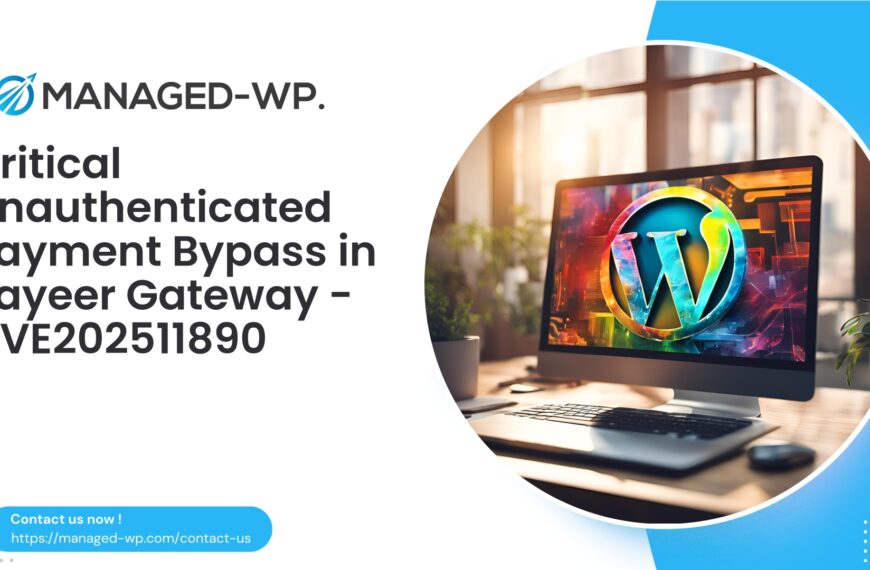 Critical Payeer WooCommerce Payment Bypass Vulnerability | CVE202511890 | 2025-11-04