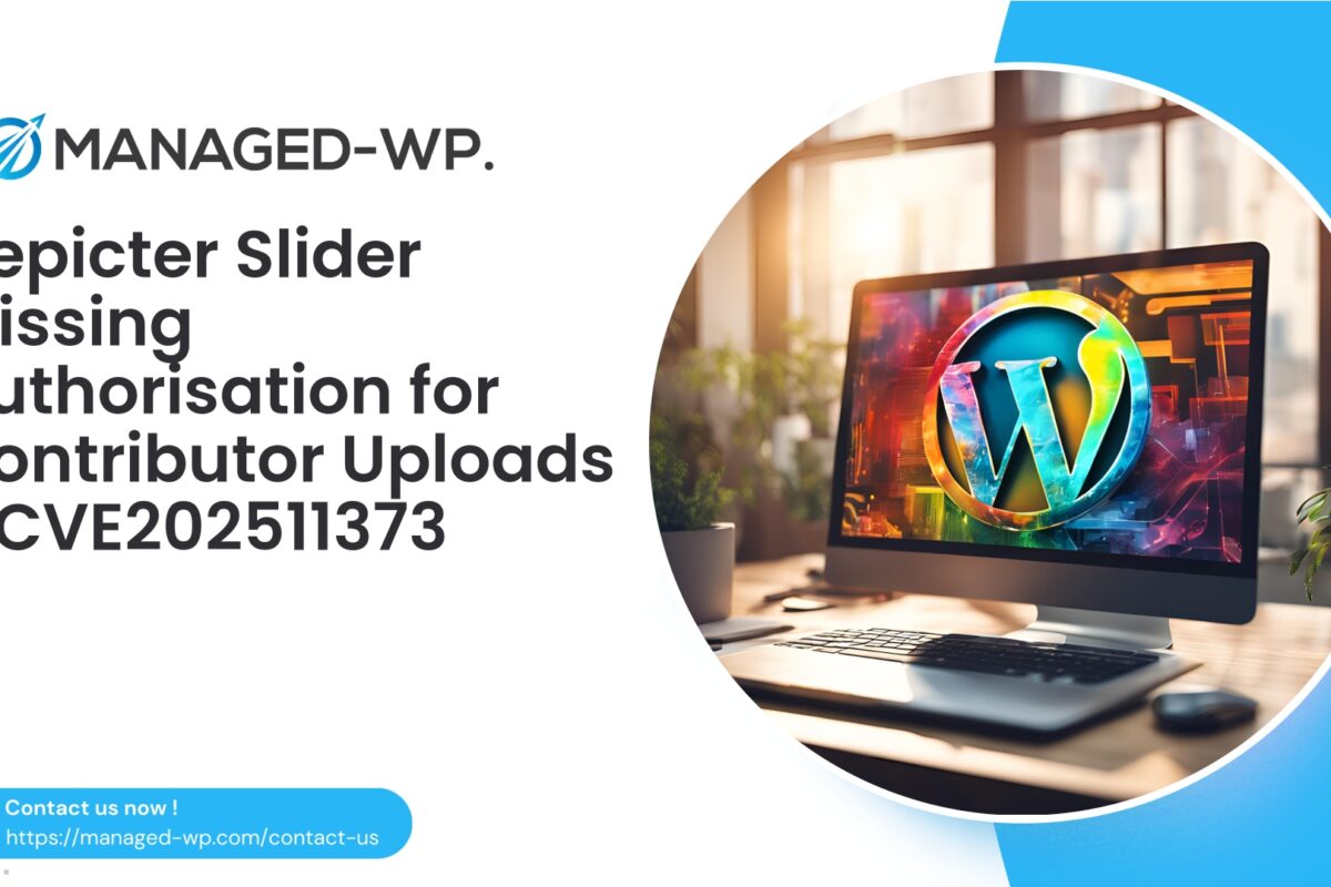 Depicter Slider Missing Authorization Enables Malicious Uploads...