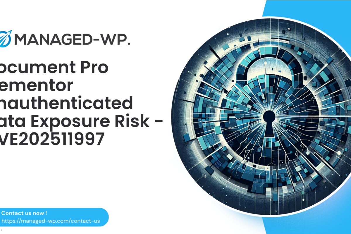 Document Pro Elementor Unauthenticated Information Exposure |…