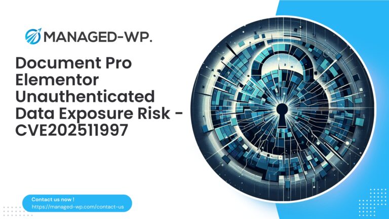 Document Pro Elementor Unauthenticated Information Exposure |…