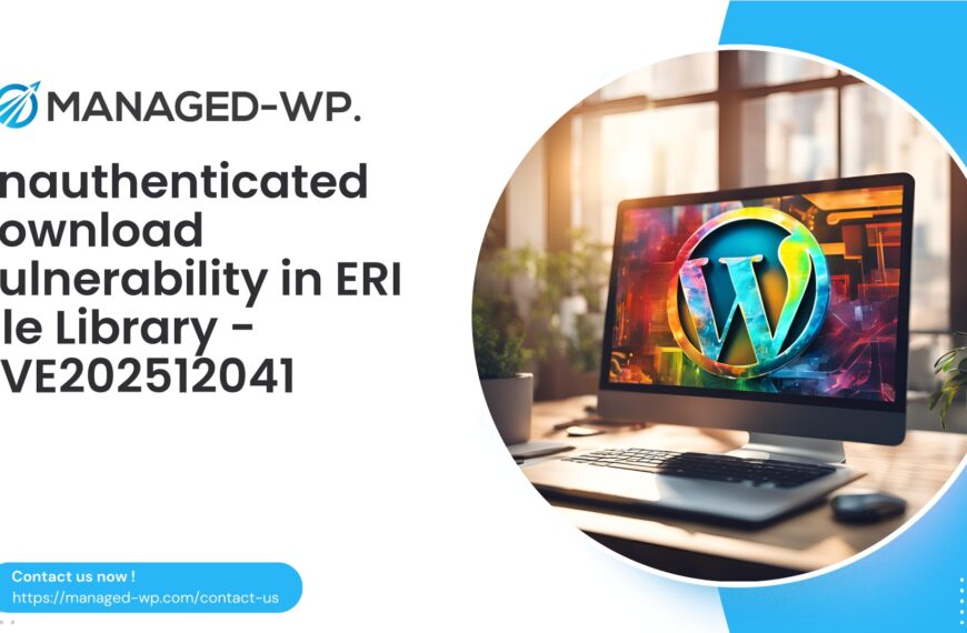 ERI File Library Unauthenticated Download Vulnerability | CVE202512041 | 2025-10-31