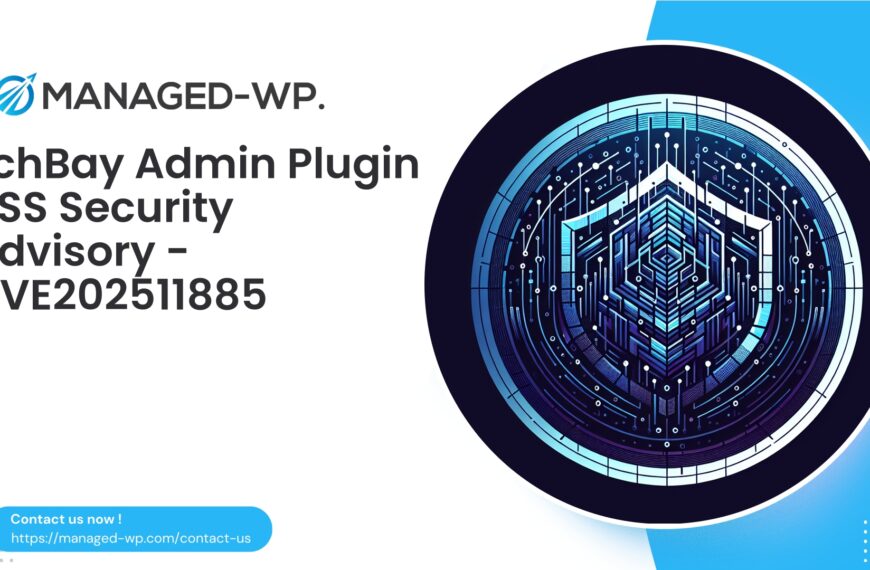 Critical XSS Vulnerability in EchBay Admin Plugin | CVE202511885 | 2025-11-24