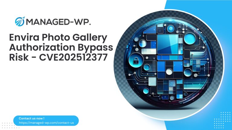 Envira Photo Gallery Authorization Bypass Alert |…