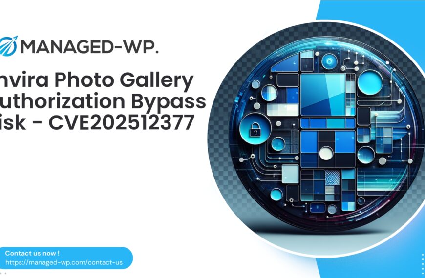 Envira Photo Gallery Authorization Bypass Alert | CVE202512377 | 2025-11-15