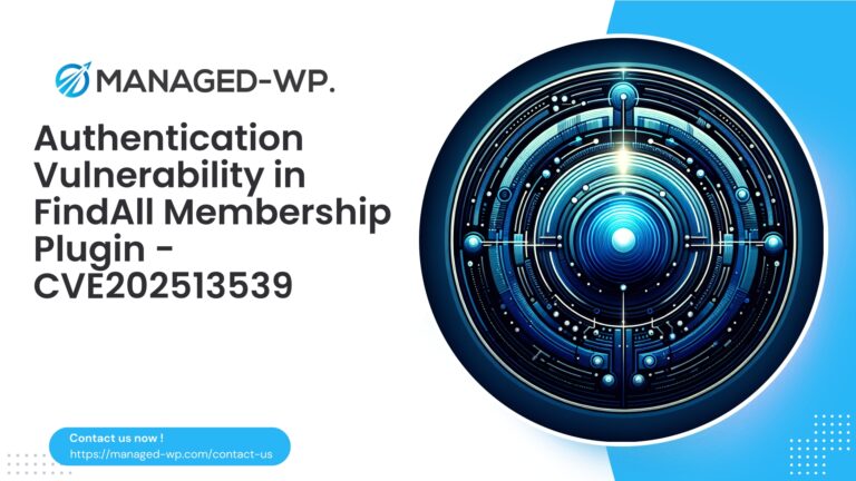 Mitigating FindAll Plugin Authentication Vulnerability | CVE202513539…