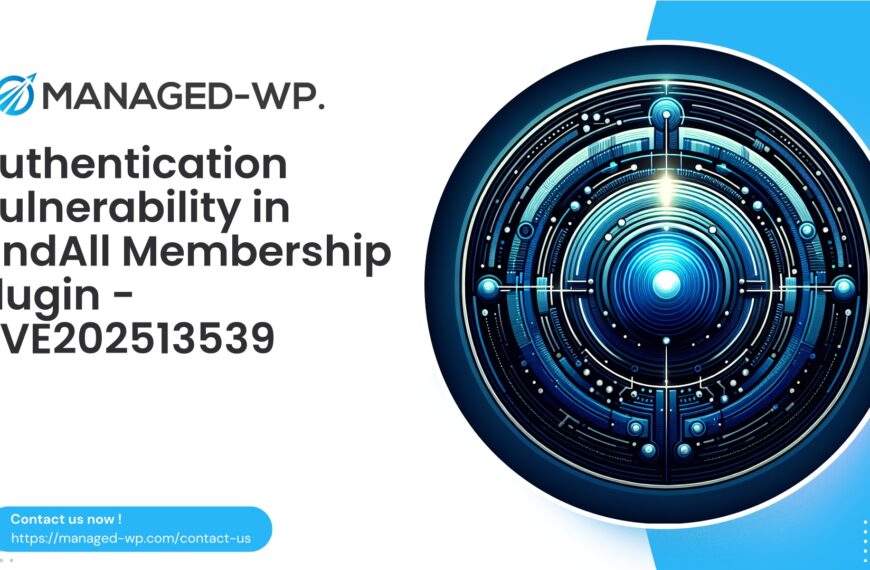 Mitigating FindAll Plugin Authentication Vulnerability | CVE202513539 | 2025-11-27