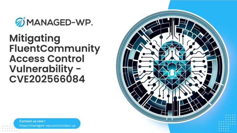 Critical Access Control Flaw in FluentCommunity Plugin…