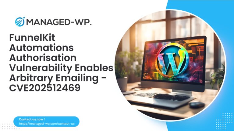 Authorization Bypass Enables Email Sending in FunnelKit...