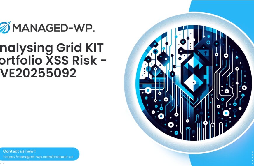 Security Advisory XSS in Grid Kit Portfolio | CVE20255092 | 2025-11-20