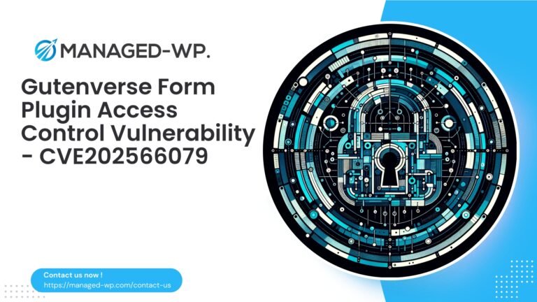 Critical Gutenverse Form Access Control Vulnerability |…