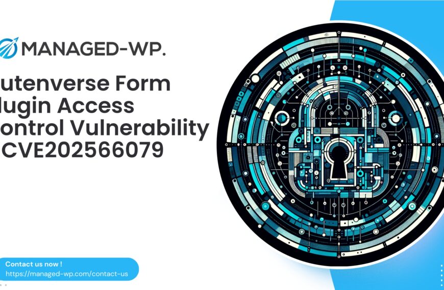 Critical Gutenverse Form Access Control Vulnerability | CVE202566079 | 2025-11-30