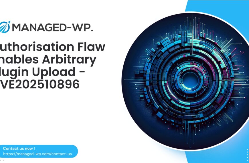 Image Comparison Addon Allows Authenticated Plugin Upload | CVE202510896 | 2025-11-04