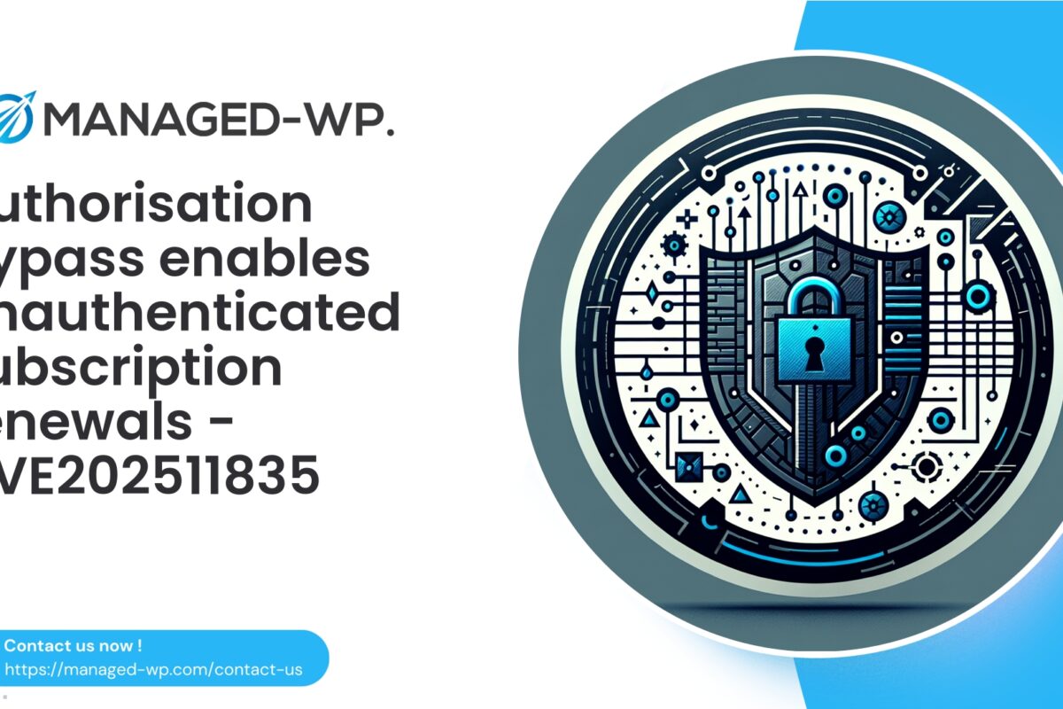 Critical Authorization Flaw in Paid Membership Subscriptions...