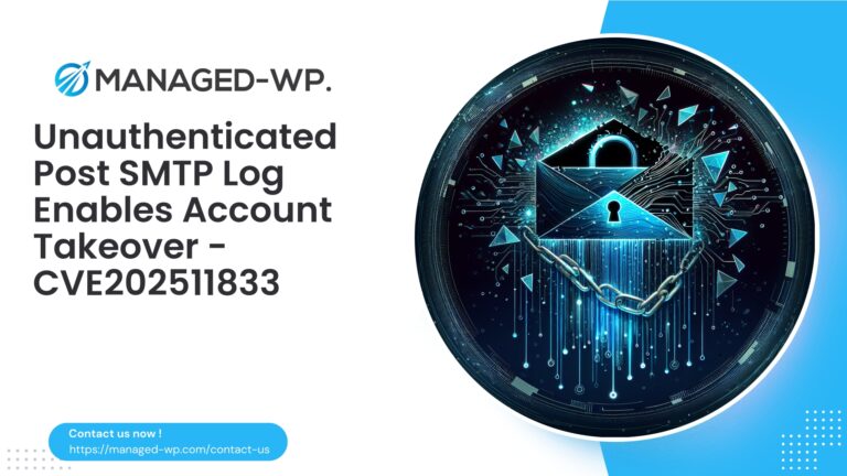 Post SMTP Missing Authorization Enables Account Takeover…