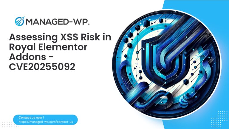 Critical XSS Flaw in Royal Elementor Addons…