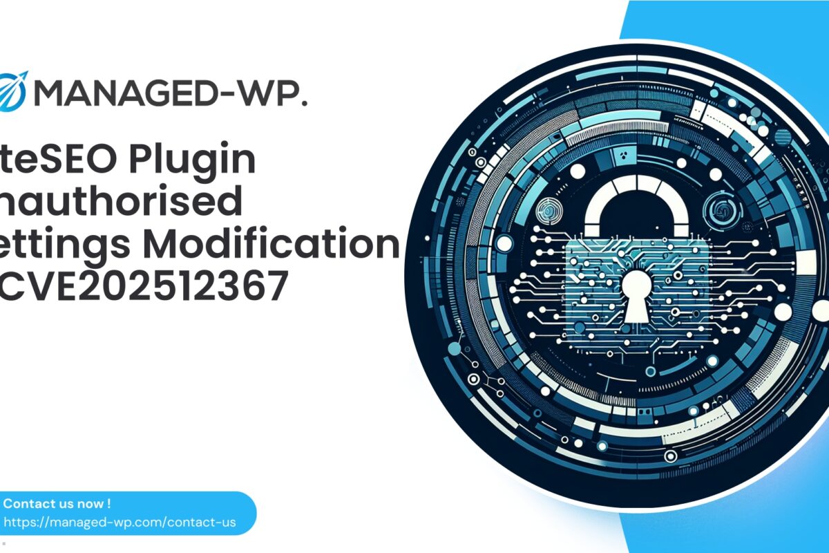 SiteSEO Plugin Missing Authorization Allows Author Changes…