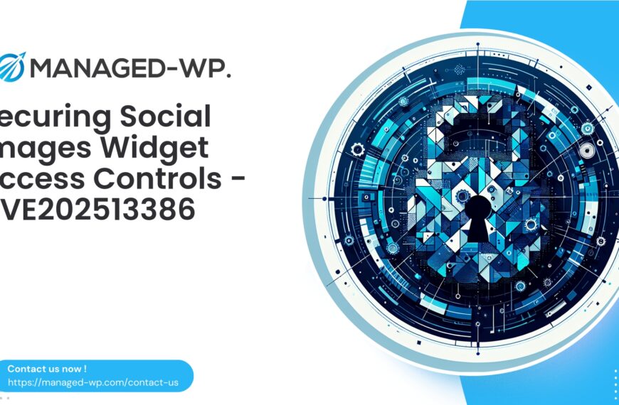 Critical Access Control Vulnerability in WordPress Plugin | CVE202513386 | 2025-11-24