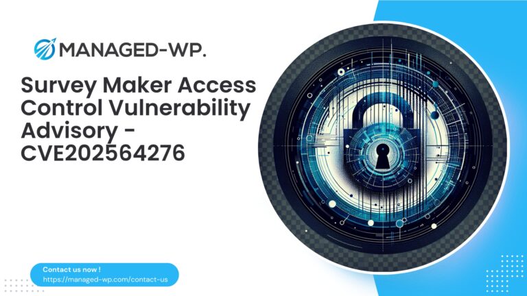 Critical Access Control Flaw in Survey Maker…