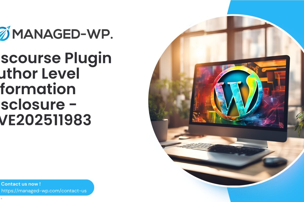 Authenticated Author Information Leak in WP Discourse…