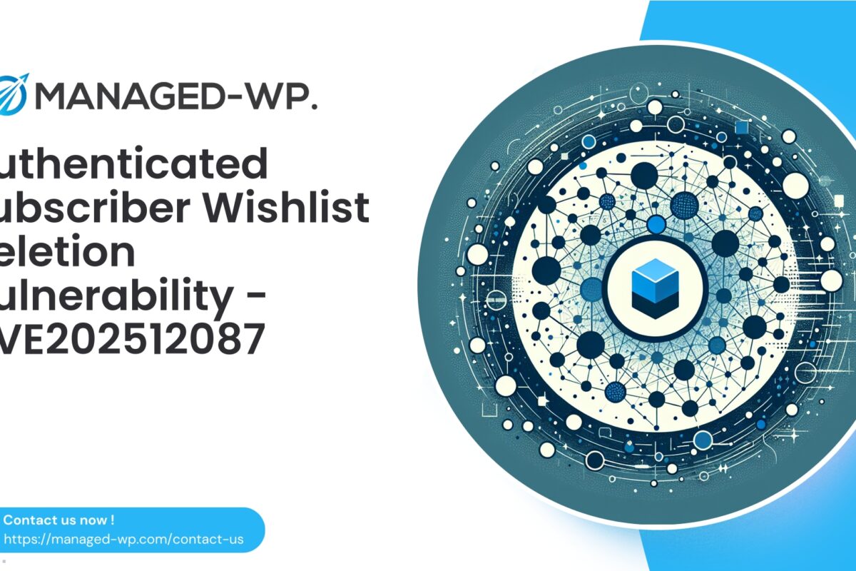 Subscriber IDOR Permits Wishlist Item Deletion |…