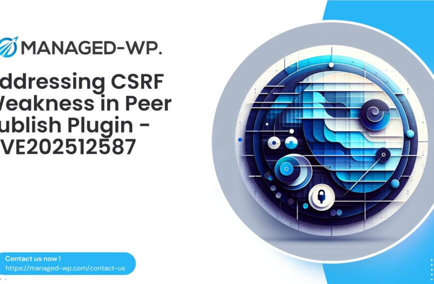 CSRF Risk in Peer Publish WordPress Plugin | CVE202512587 | 2025-11-24