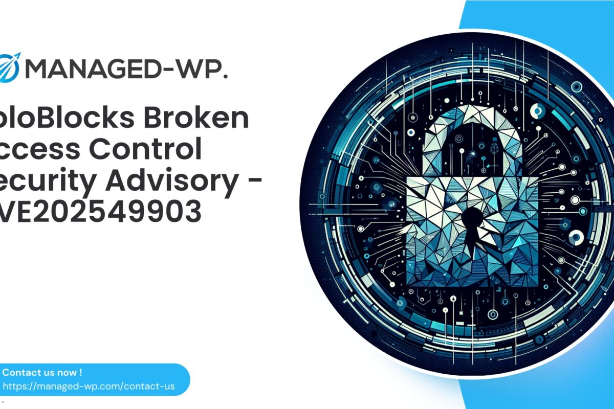 Critical Broken Access Control in ZoloBlocks Plugin…