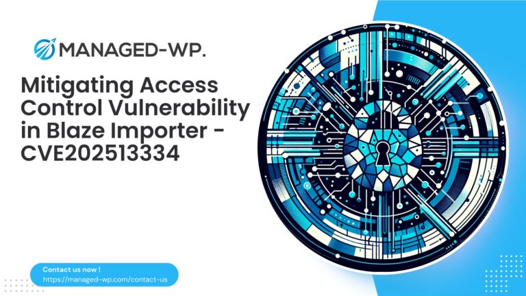 Access Control Vulnerability in Blaze Demo Importer...