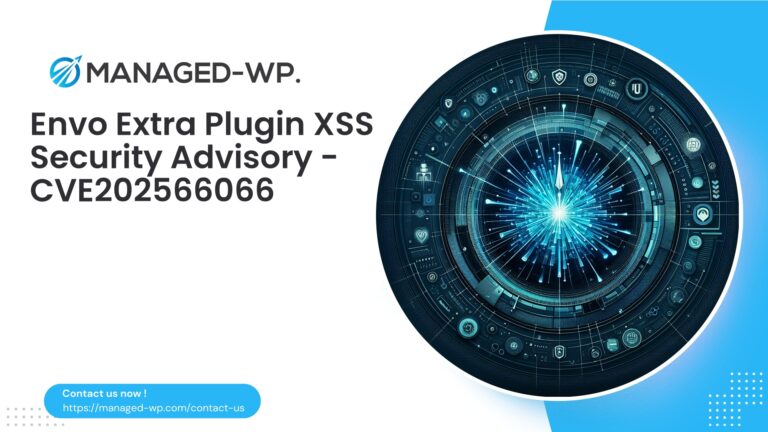 Envo Extra Plugin XSS Vulnerability Analysis |…