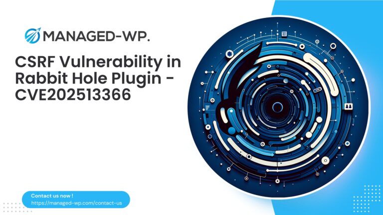 CSRF Risk Identified in Rabbit Hole Plugin...