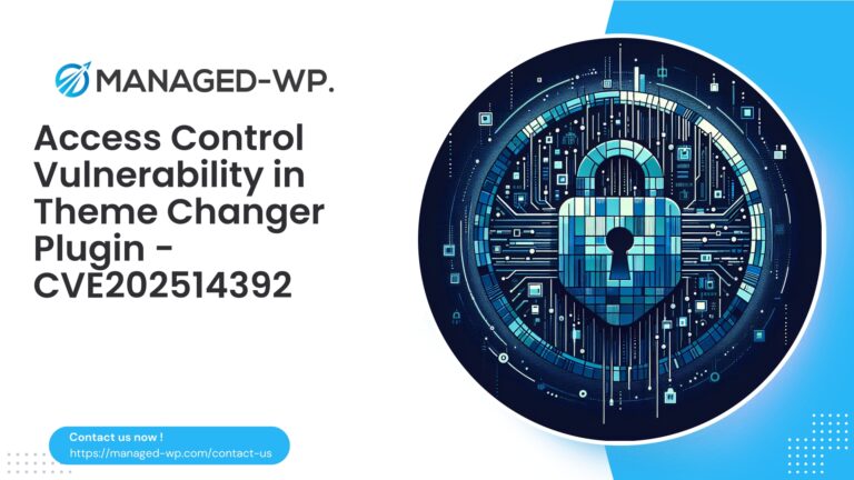 Access Control Vulnerability in Theme Changer Plugin...