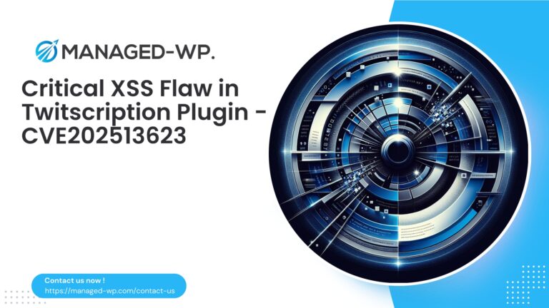 Security Advisory XSS in Twitscription Plugin |...