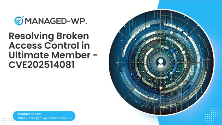 Critical Access Control Vulnerability in Ultimate Member…