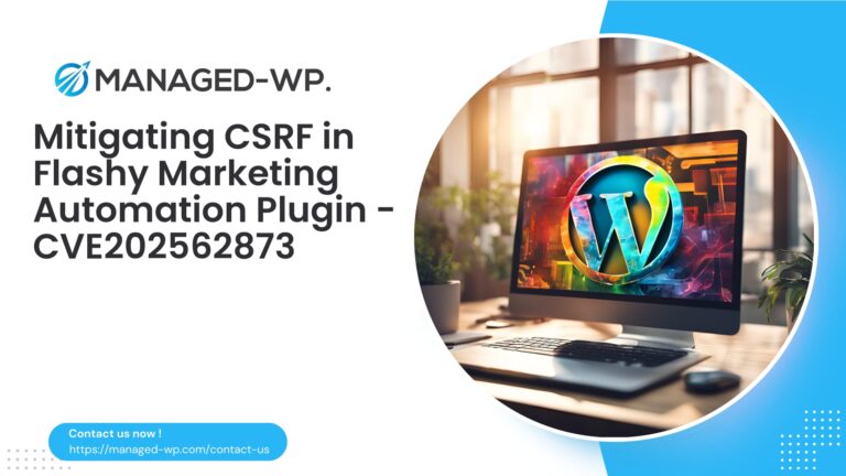 CSRF Vulnerability in WordPress Flashy Plugin |...