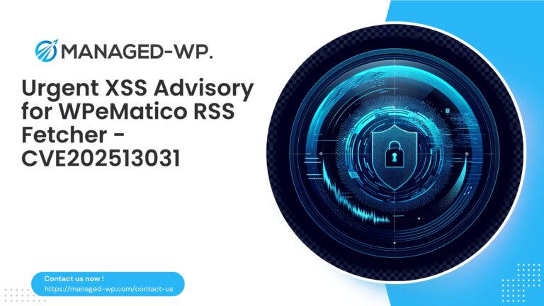 Critical XSS Vulnerability in WPeMatico Plugin |…