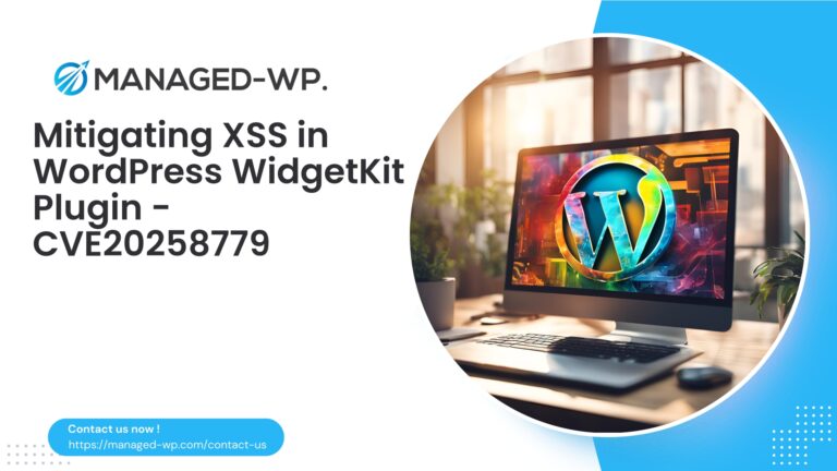 Critical XSS Vulnerability in WordPress WidgetKit |...
