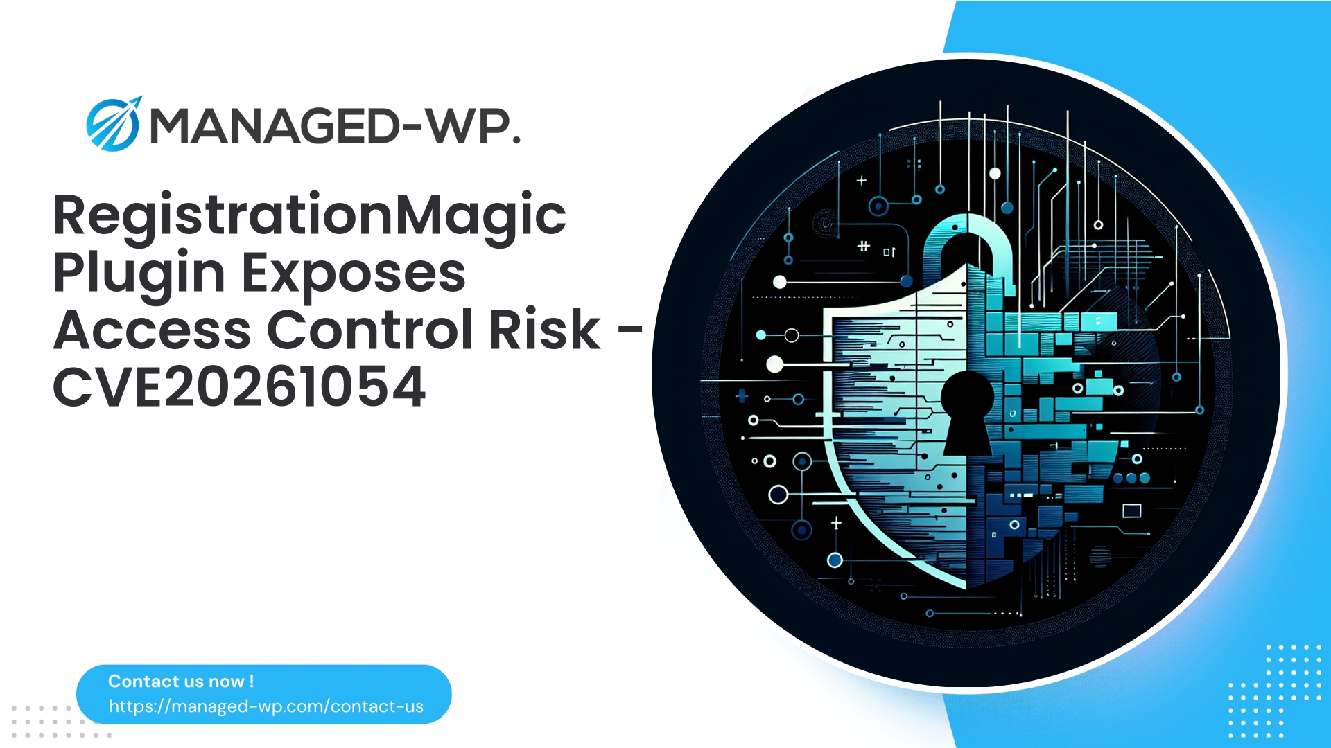 Security Advisory RegistrationMagic Access Control Flaw | CVE20261054 | 2026-01-27