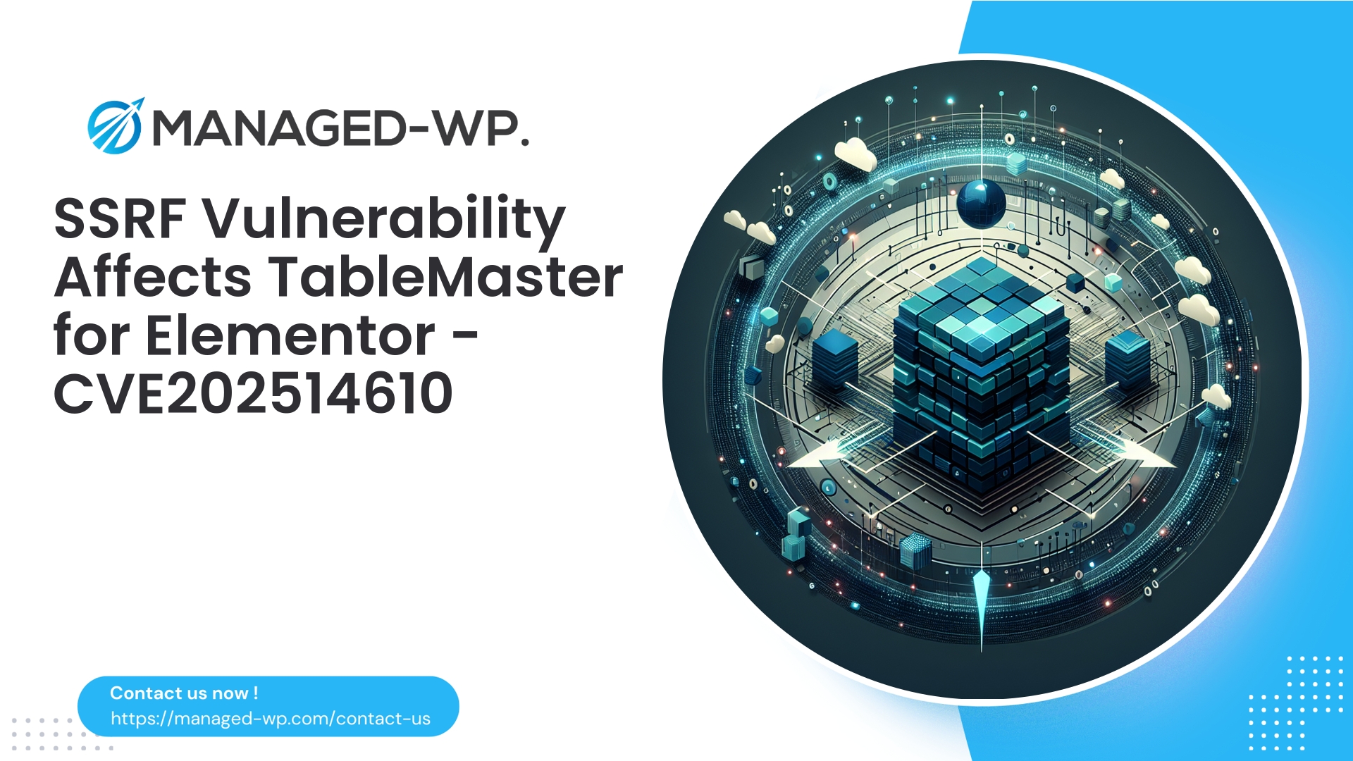 Critical SSRF Flaw in TableMaster for Elementor | CVE202514610 | 2026-01-27